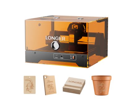 Longer - Ray5 miniS 2,5W / 3,5W / 5,5W / 10W - Ultra kompaktní laserová gravírovačka s ochranným krytem