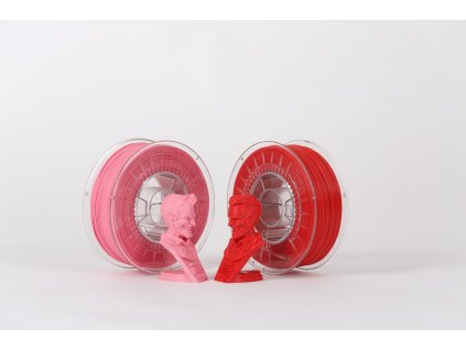 Print With Smile Filament PLA DUO PACK Pink & Red