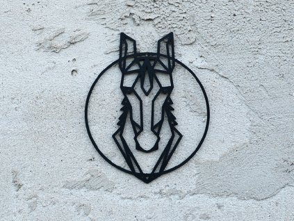 POLLY – Geometrický obraz na zeď – Kůň
