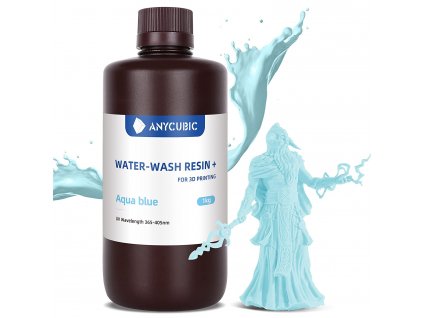 Anycubic Water-Wash Resin – Aqua Blue