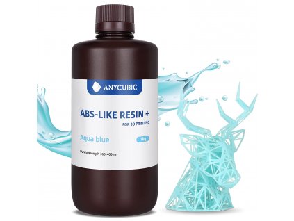 Anycubic ABS Like Resin+ – Aqua Blue
