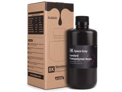 pre order elegoo 8k standard photopolymer resin space grey 1000g2 3d photopolymer resin elegoo 253065 2048x2048