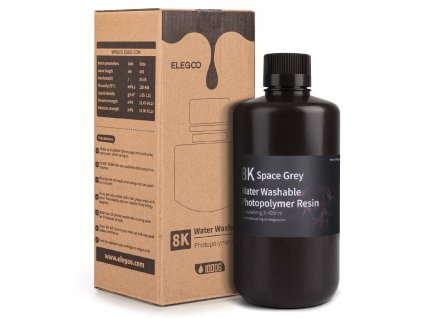 pre order elegoo 8k water washable resin 1000g2 space grey 3d photopolymer resin elegoo 203345 2048x2048