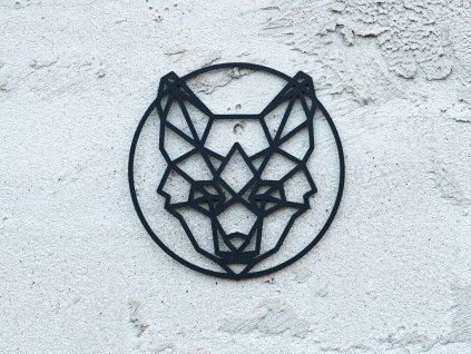 POLLY – Geometrický obraz na zeď – Liška
