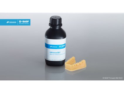 BASF Ultracur3D DMD 1005 dental model with bottle