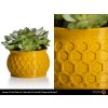 Fillamentum PLA Extrafill flower pot peppered mustard 01
