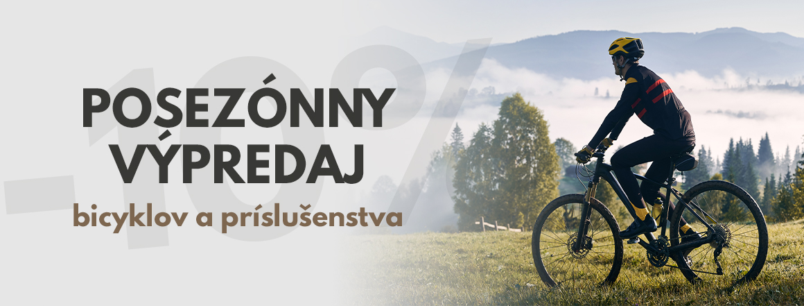 Posezónny výpredaj bicyklov
