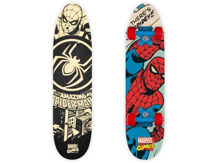 dreveny skateboard spiderman