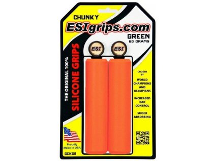 gripy esi grips chunky classic oranzove