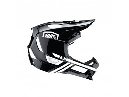 trajecta helmet w fidlock black white xl