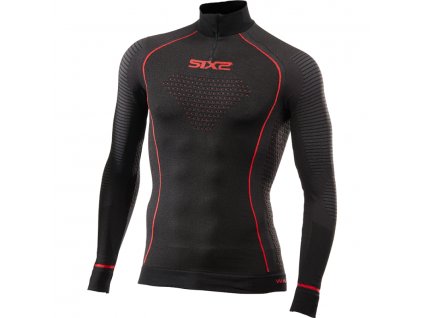 ts13wcu 01 sixs ts13w cu funkcni zimni tricko s dl rukavem rolakem a zipem xs s 1