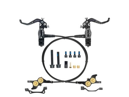 Hydraulické brzdy Frog Wake FV4 radial MTB black  – set