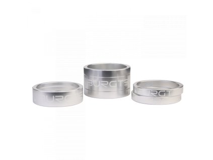 Podložky pod představec Burgtec Rhodium Silver