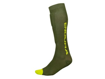 Ponožky Endura SingleTrack Shin Guard E1202GF zelené
