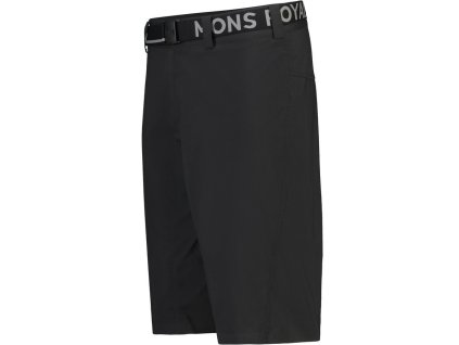 Merino kraťasy Mons  VIRAGE BIKE SHORTS black