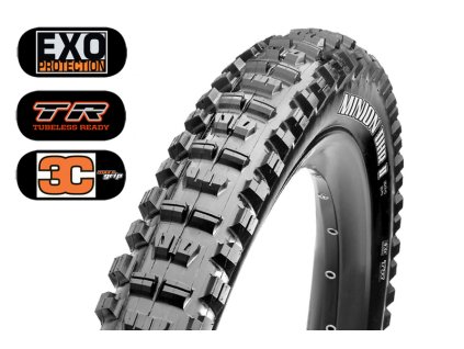 Plášt MTB Maxxis Minion DHR II 29x2,40" WT 3C EXO TR Maxx Grip