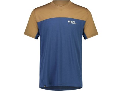 merino triko MONS ROYALE REDWOOD ENDURO VT toffee / dark denim