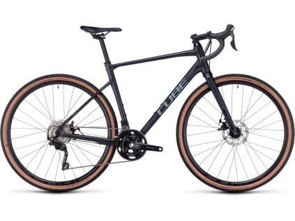 Gravel bike Cube NUROAD PRO   metalblack/grey 56cm 2023