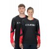 dres CUBE EDGE ROUND NECK JERSEY L/S black/red