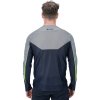 dres CUBE EDGE ROUND NECK JERSEY L/S grey/lime