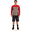 merino triko Mons Royale REDWOOD ENDURO VLS retro red/black/walnut