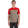 merino triko MONS ROYALE REDWOOD ENDURO VT retro red/black/walnut