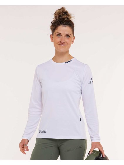 DHaRCO MTB Clothing Womens Tops Jersey Long Sleeve Gravity White Out 1080x1350px website 01