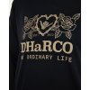 WOMENS TECH TEES BLACK LS WEB 0009 Dharco