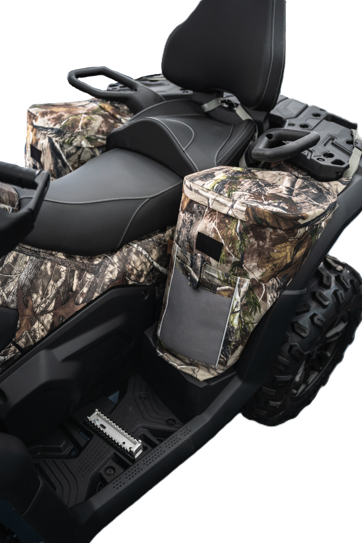 Detail objemu a tvaru brašny RiderBag pro čtyřkolku