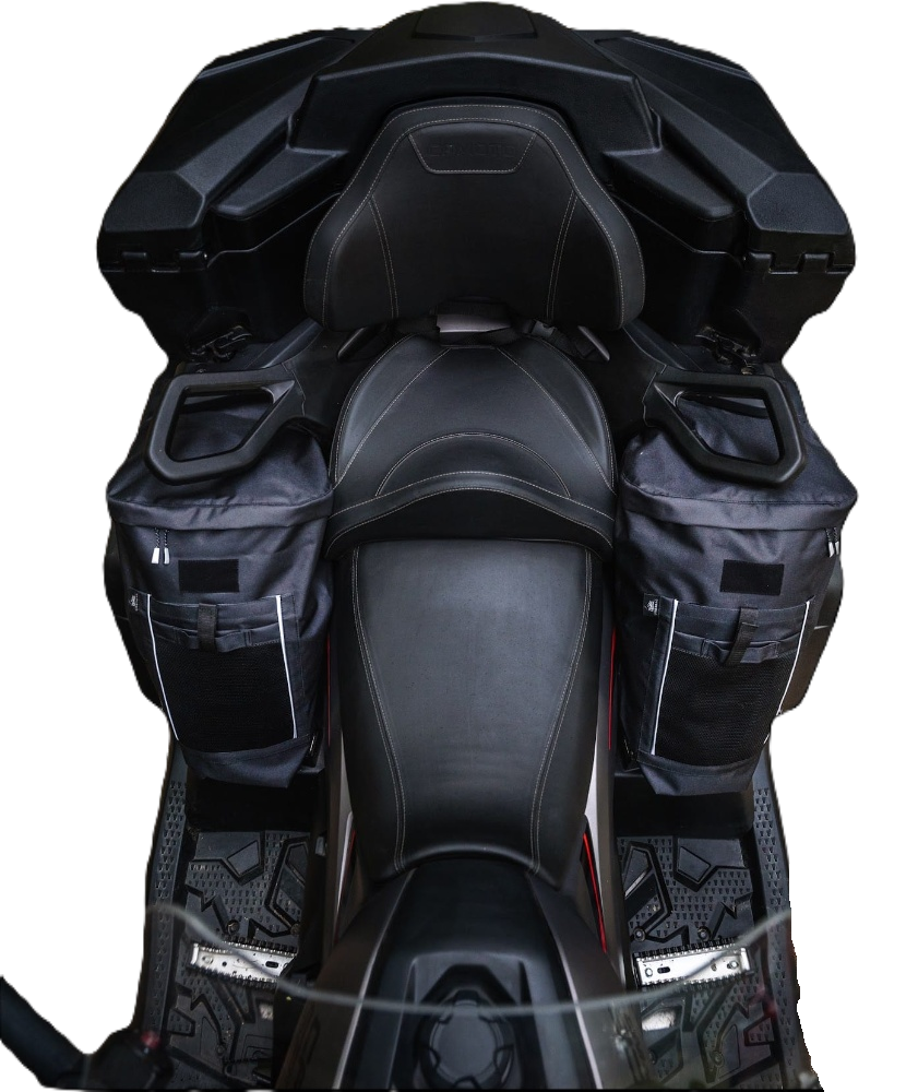 Detail uložení brašny RiderBag na čtyřkolce
