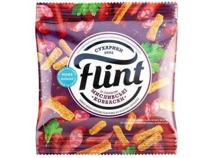 Křupavé krutony "Flint" s příchuti salama 70g