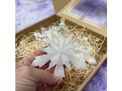 Sněhová vločka bílá
