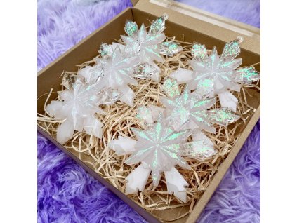 Sada vloček - bílá