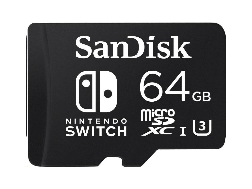 Karta SanDisk MIcroSDXC 64GB pre Nintendo Switch (R:100/W:90 MB/s, UHS-I, V30, U3, C10, A1) licencovaný produkt
