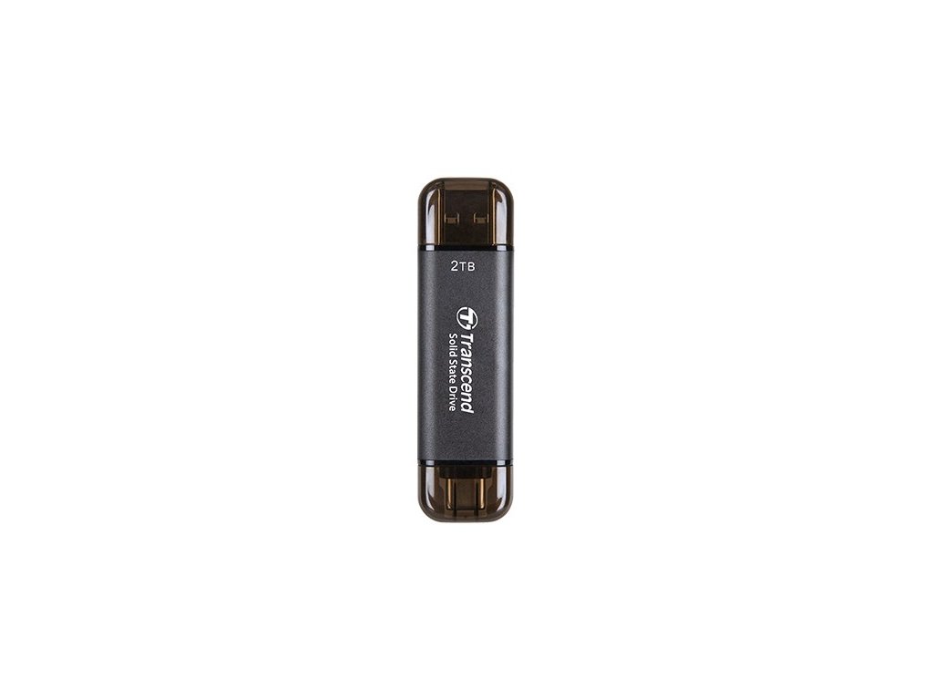 TRANSCEND Externí SSD ESD310C 2TB, External SSD,ESD310C,USB 10Gbps,Type C/A, černá