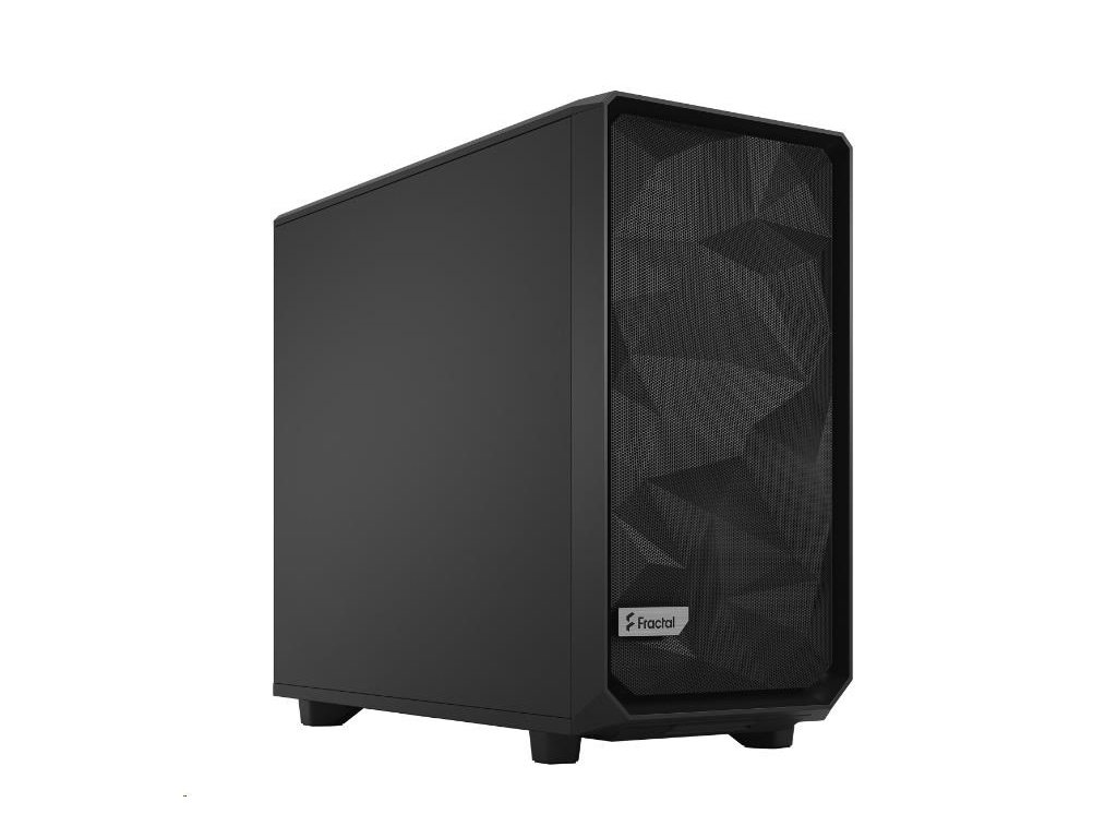 FRACTAL DESIGN skříň Meshify 2 Black Solid, USB 3.1 Type-C, 2x USB 3.0, bez zdroje, E-ATX