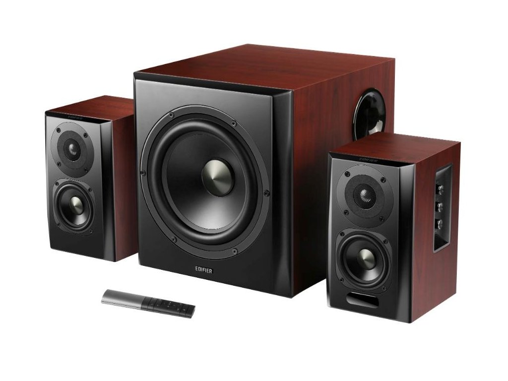 Reproduktory EDIFIER S350DB, 150W, hnedé