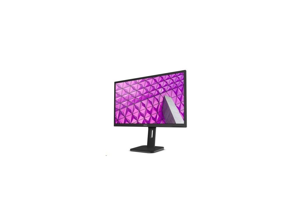 AOC MT IPS LCD WLED 23,8" 24P1 - panel IPS, 1920x1080, 250 cd/m, 5 ms, D-Sub, DVI, HDMI, DP, USB, reproduktory, pivot