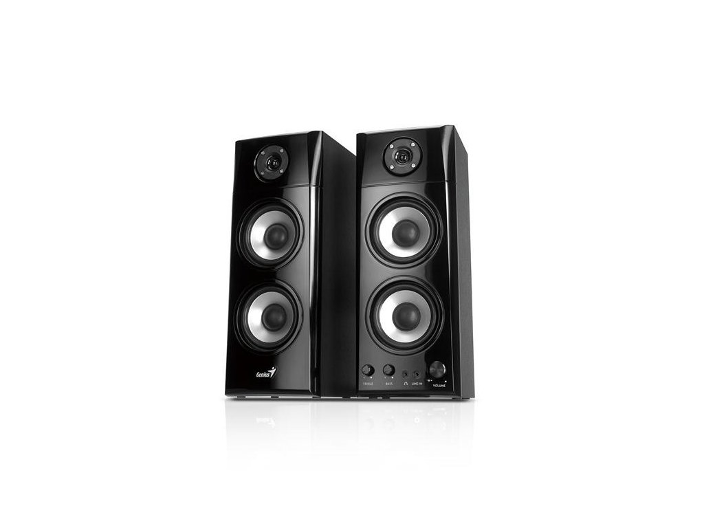 GENIUS reproduktory SP-HF 1800A v2, 50W, 2.0, černá