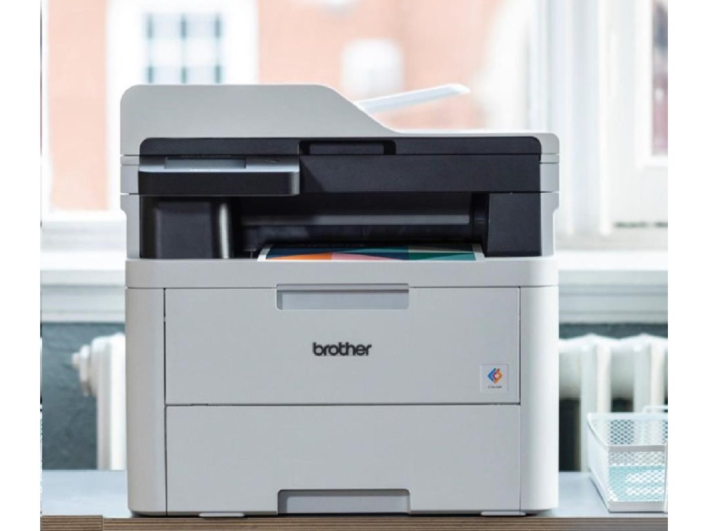 BROTHER multifunkce color LED MFC-L3740CDW - A4 18ppm 512MB 250listů USB WIFI LAN ADF50 duplex fax