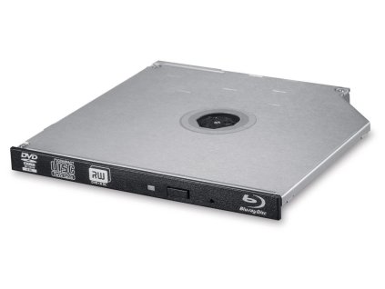 HITACHI LG - interná mechanika BD-W/CD-RW/DVD±R/±RW/RAM/M-DISC BU40N, Slim, 9.5 mm zásobník, čierny, voľne ložený bez S