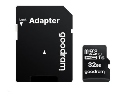 Karta GOODRAM MicroSDHC 32GB M1AA, UHS-I Class 10, U1 + adaptér