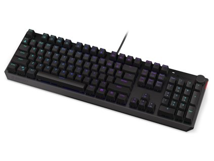 Endorfy herní klávesnice Thock Blue / drátová / blue switch / mechanická / US layout / černá RGB