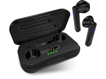 CONNECT IT  sluchátka do uší s mikrofonem True Wireless SonicBass, černá