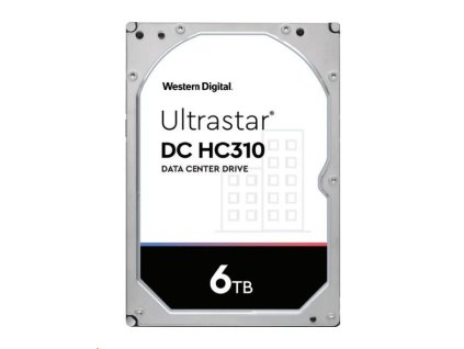 Western Digital Ultrastar® HDD 6TB (HUS726T6TALE6L4) DC HC310 3.5in 26.1MM 256MB 7200RPM SATA 512E SE (GOLD WD6002FRYZ)