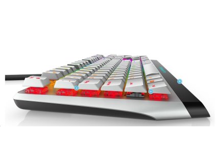 DELL Alienware  510K Low-profile RGB Mechanical Gaming Keyboard - AW510K (Lunar Light)
