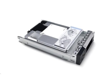 DELL 960GB SSD SATA RI 6Gbps 512e  2.5in with 3.5in HYB CARR S4520 CK R250,R350,R450,R550,R650,R750,T350,T550