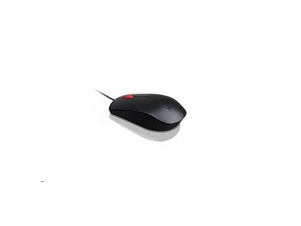LENOVO myš drotová Essential USB Mouse - 1600dpi, Optical, USB, 3 tlačidla, čierna
