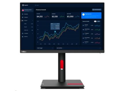 LENOVO LCD ThinkVision T22i-30-21.5" IPS,matný,16:9,1920x1080,178/178,6ms,250cd,1000:1,DP,HDMI,VGA,PIVOT,VESA,3Y