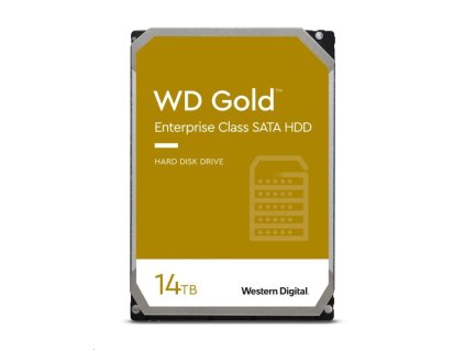 WD GOLD WD141KRYZ 14TB SATA/ 6Gb/s 512MB cache 7200 otáčok za minútu, CMR, Enterprise